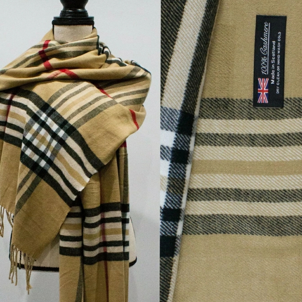 Scarf oversized 100% wool blanket scarf